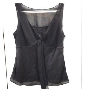 Loft Black Sleeveless Top